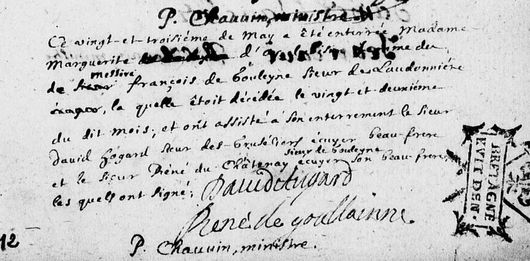 AD44 en ligne - Vieillevigne - 1677