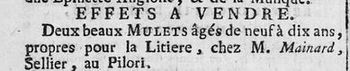 AD44 en ligne - Annonces, Affiches pour la ville de Nantes - 6 novembre 1761