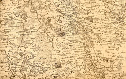 carte cassini landouinière