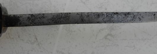 dos de lame du sabre-baïonnette chassepot