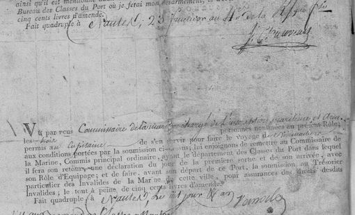 Archives Départementales de Loire Atlantique (AD44) en ligne- Rôles de bord Archives Départementales de Loire Atlantique (AD44) en ligne- Rôles de bord