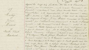 AD de Seine Saint Denis _ 1E0066-5 _ mariage 1796 _ vue 133-164