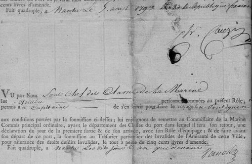 Archives Départementales de Loire Atlantique (AD44) en ligne- Rôles de bord Archives Départementales de Loire Atlantique (AD44) en ligne- Rôles de bord